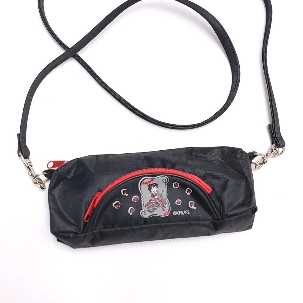 Vintage Y2K‎ Betty Boop Purse Crossbody Shoulder Strap Bag Small Coin Travel 7x3